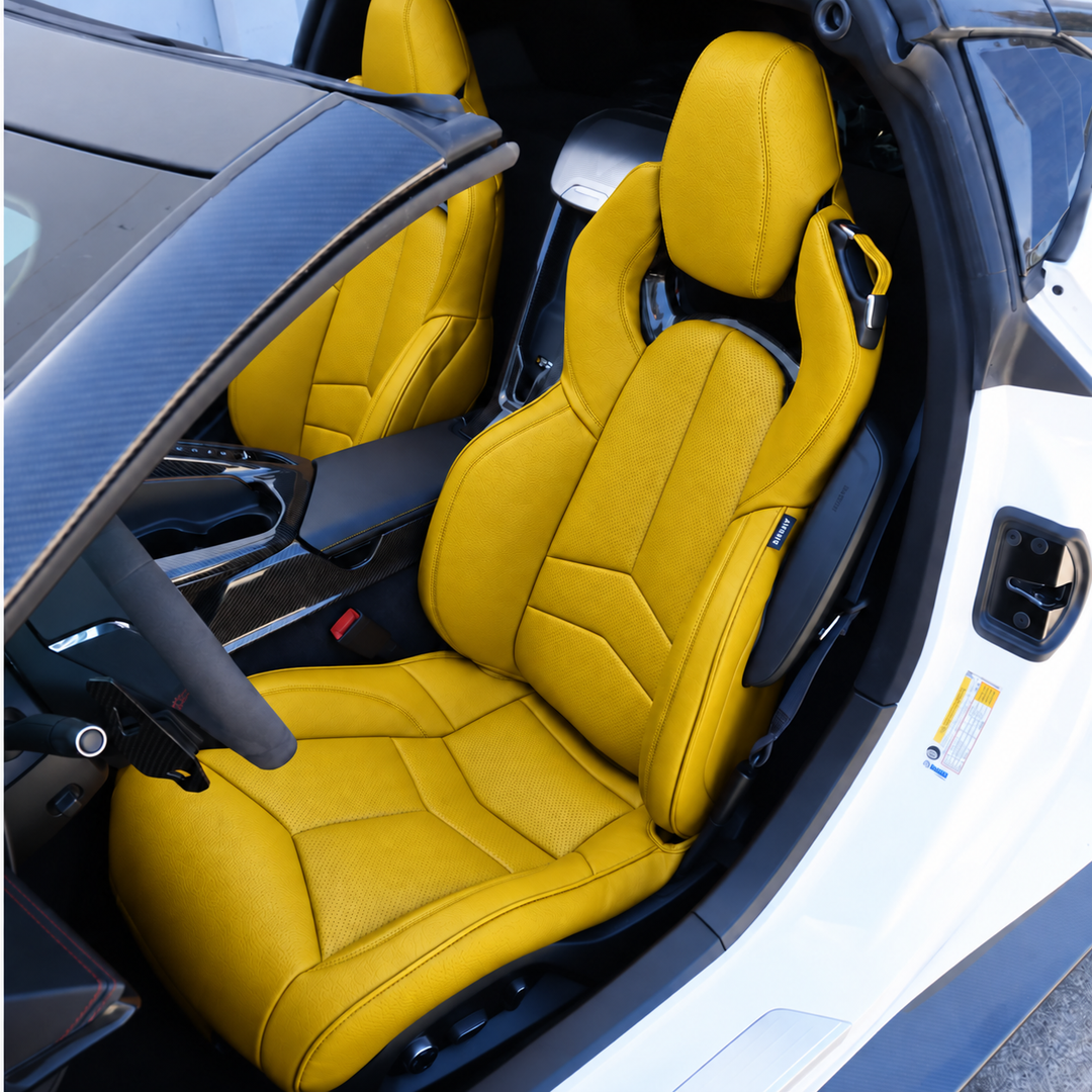 Corvette C8 Custom Leather GT2 Seat Cover (Custom Order)