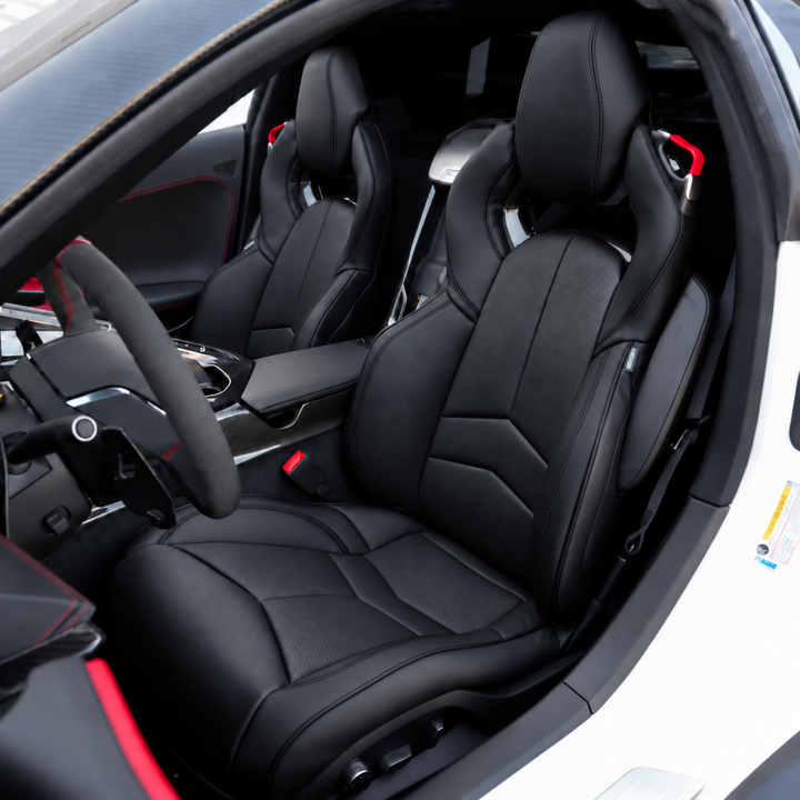 Corvette C8 Custom Leather GT2 Seat Cover (Custom Order)