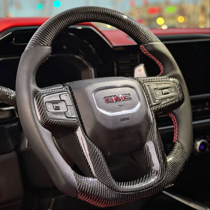 GMC Sierra / Tachco Carbon Fiber Steering Wheel (Custom Order)