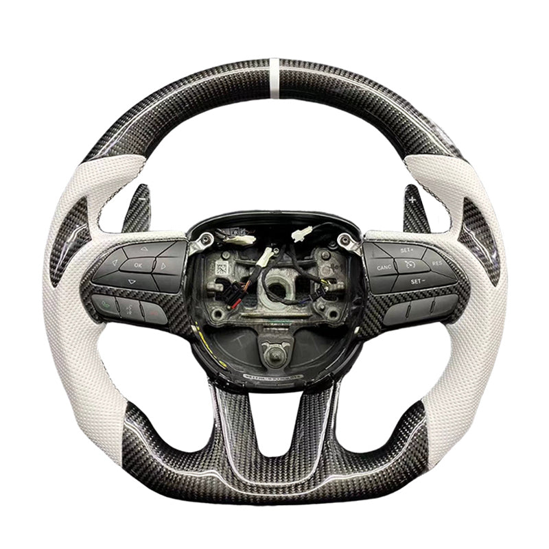 2015+ Dodge Challenger Carbon Fiber Steering Wheel (Custom Order)