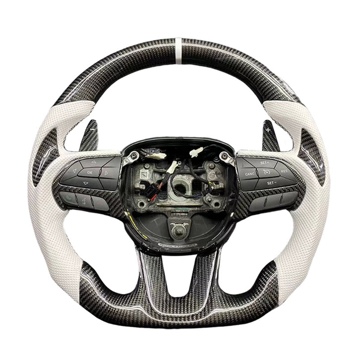 2015+ Dodge Challenger Carbon Fiber Steering Wheel (Custom Order)