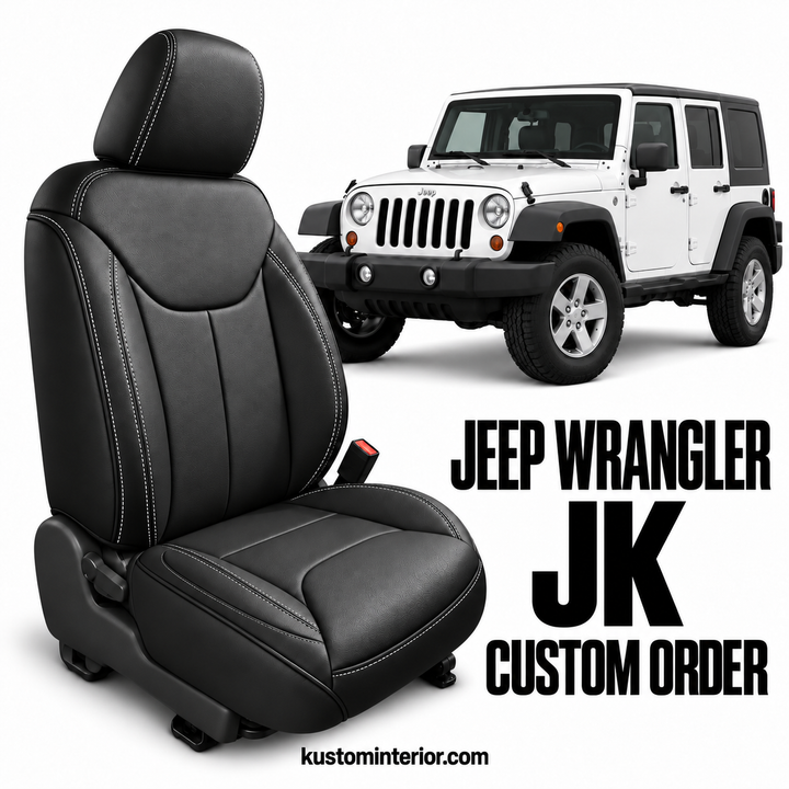 2013-18 Jeep Wrangler JK Custom Leather Seat Covers