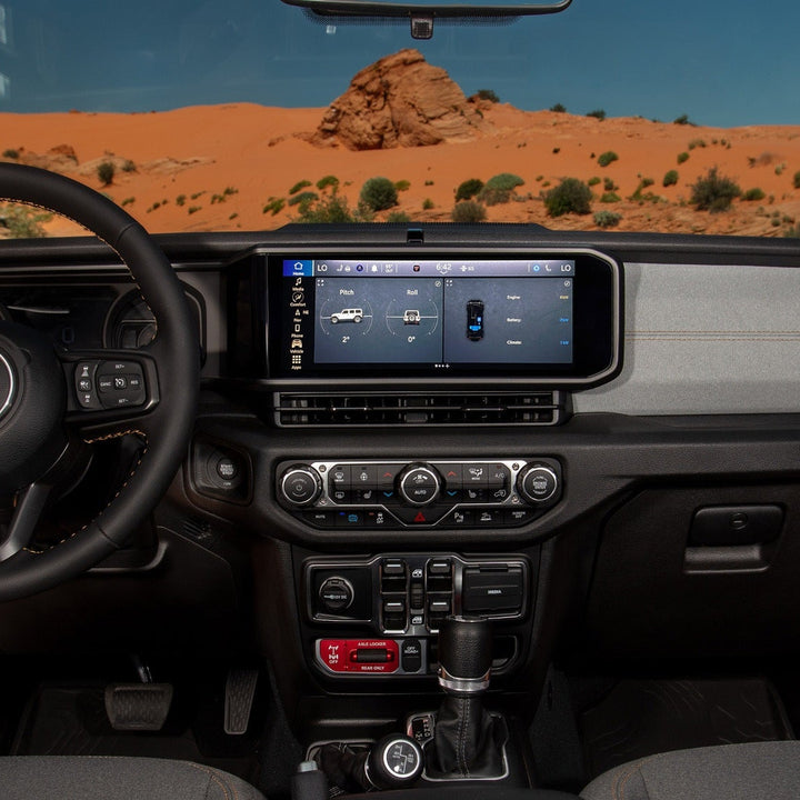 2018+ Jeep Wrangler Display Screen Protection Frame