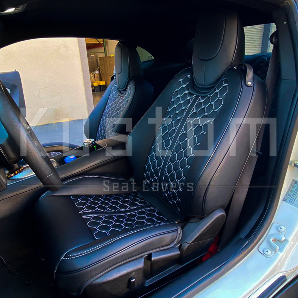 5th Gen Camaro Convertible Custom Leather Seat Covers