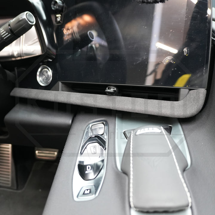 Corvette C8 Suede Leather Dash Air Vent Trim