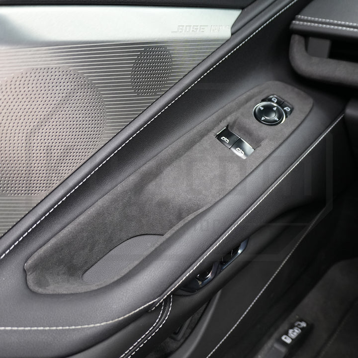 Corvette C8 Suede Leather Window Switch Control Panel Trim Cover
