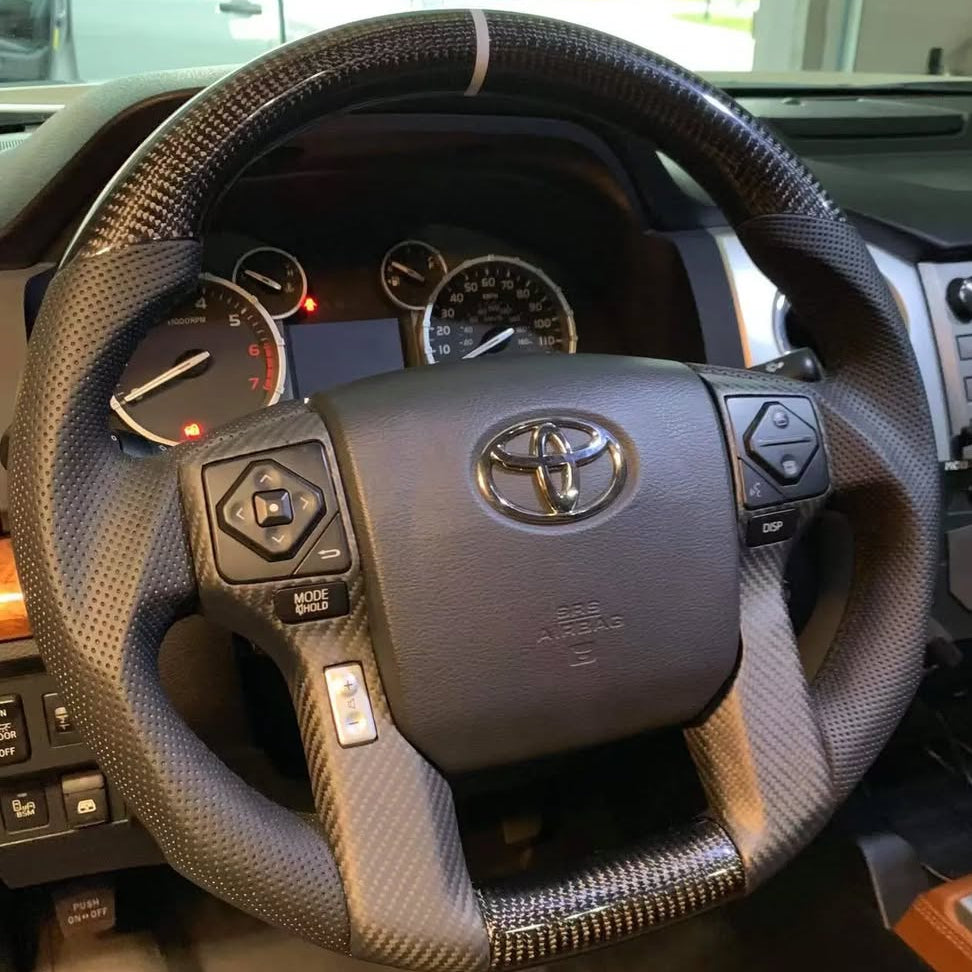 Toyota Tacoma Carbon Fiber Steering Wheel (Custom Order)