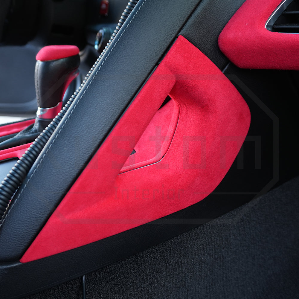 Corvette C7 Suede Leather Center Console Handle Trim Cover