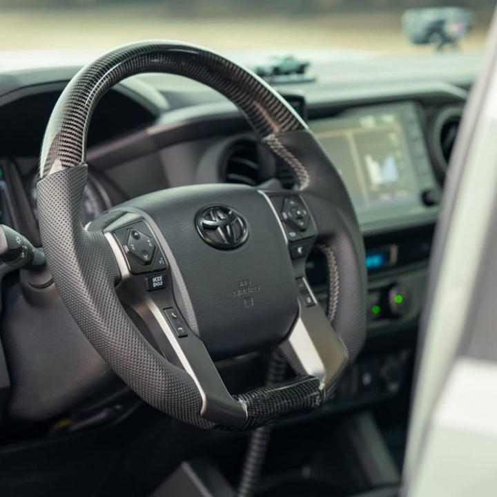 Toyota Tacoma Carbon Fiber Steering Wheel (Custom Order)