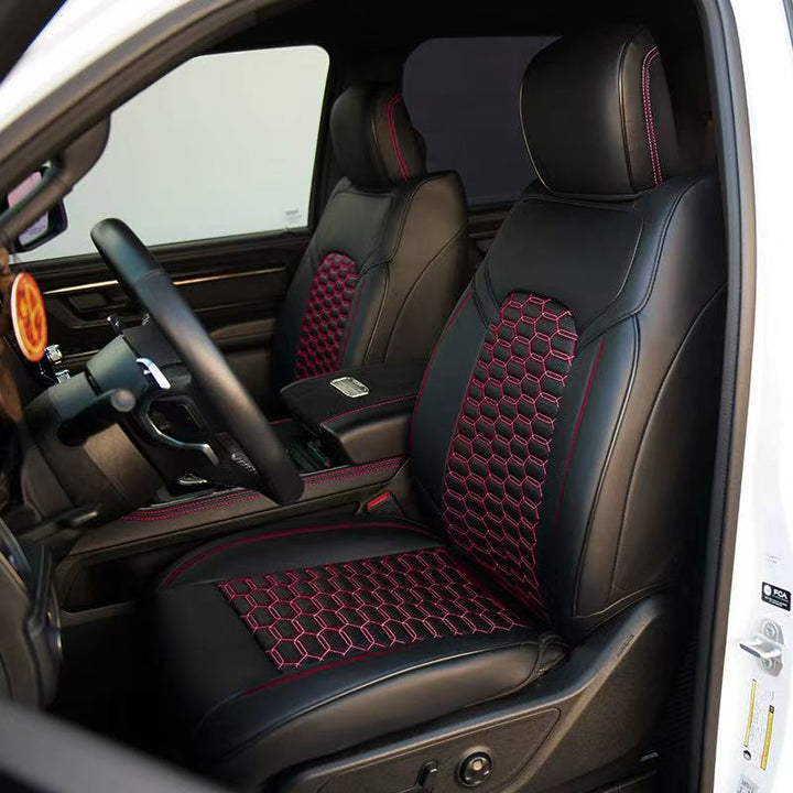 2019+ Chevrolet Silverado Premium Custom Leather Seat Covers
