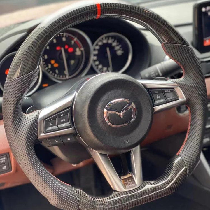 2016-25 Mazda Miata MX-5 Carbon Fiber Steering Wheel (Custom Order)