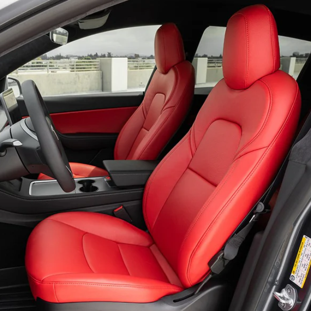 2019-23 Tesla Model Y Custom Premium Leather Seat Covers