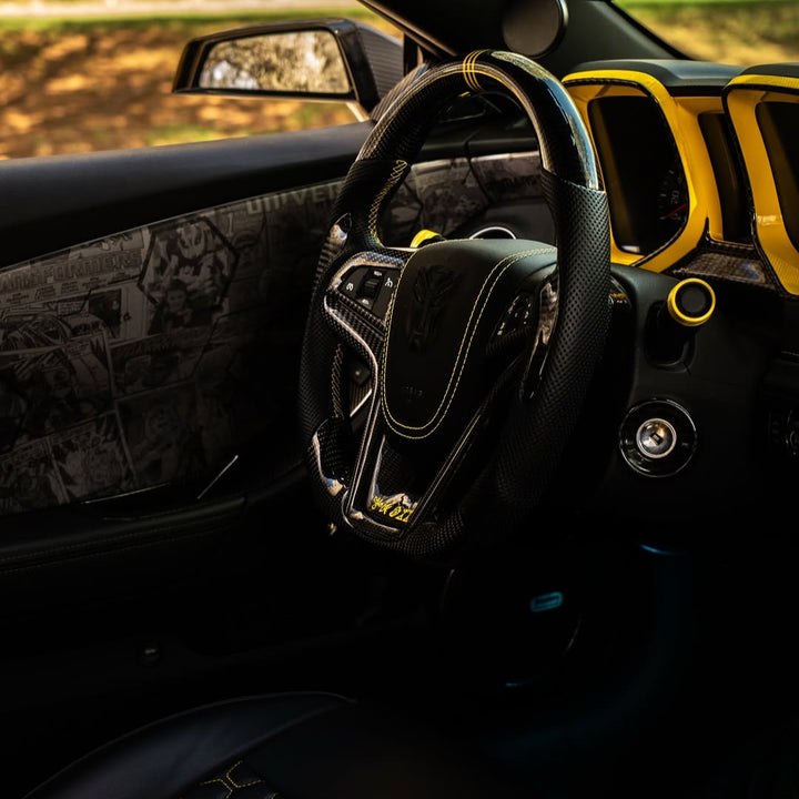 5th Gen Camaro Carbon Fiber Steering Wheel (Custom Order)