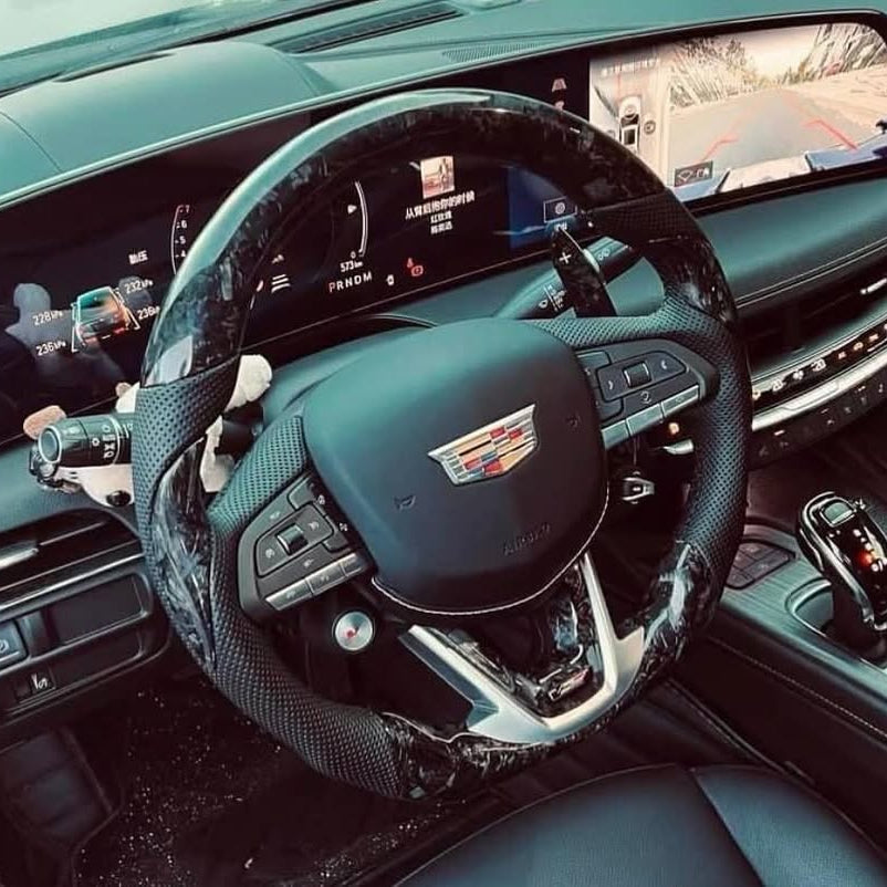 2020+ Cadillac CT5 / CT4 Carbon Fiber Steering Wheel