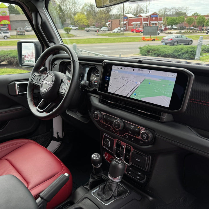 2018+ Jeep Wrangler Display Screen Protection Frame