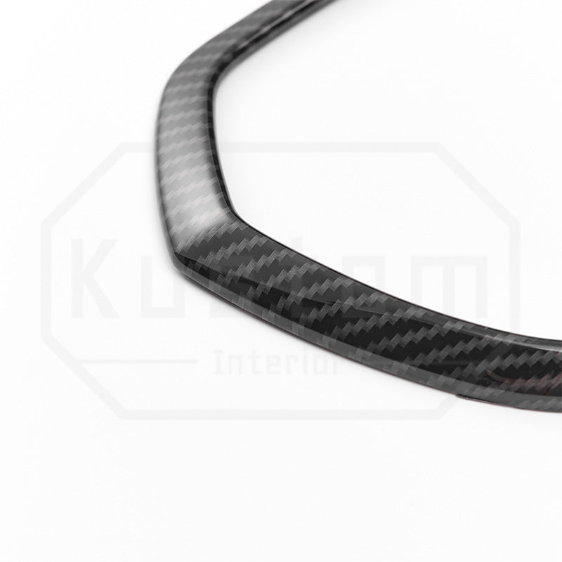 Corvette C8 Digital Cluster Dash Trim - Hydro-Dipped Carbon Fiber