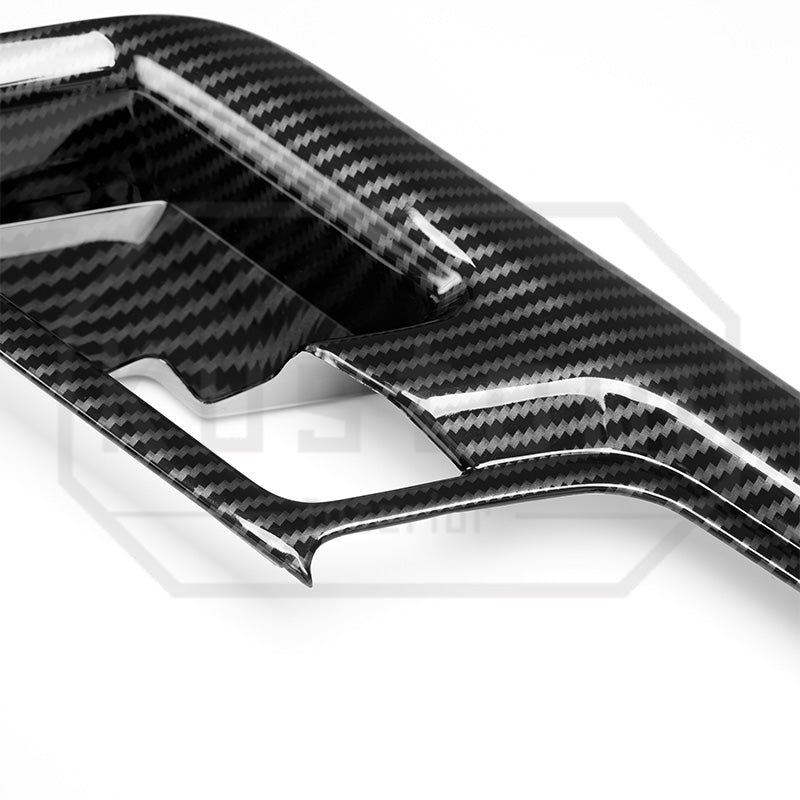 2022+ Chevrolet Silverado Interior Door Handle Trim - Hydro-Dipped Carbon Fiber