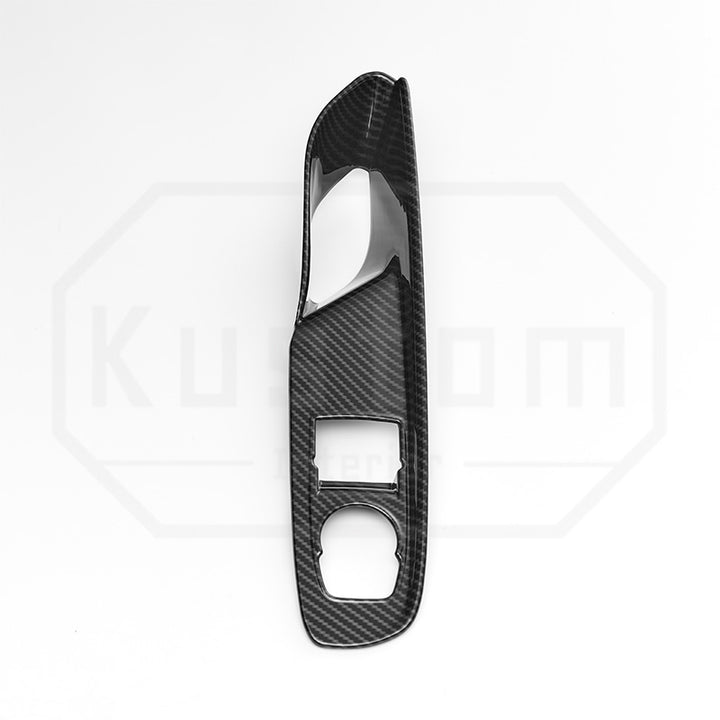 Corvette C8 Window Switch Panel Trim - Hydro-Dipped Carbon Fiber