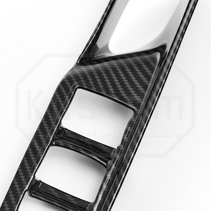 Corvette C8 Window Switch Panel Trim - Hydro-Dipped Carbon Fiber