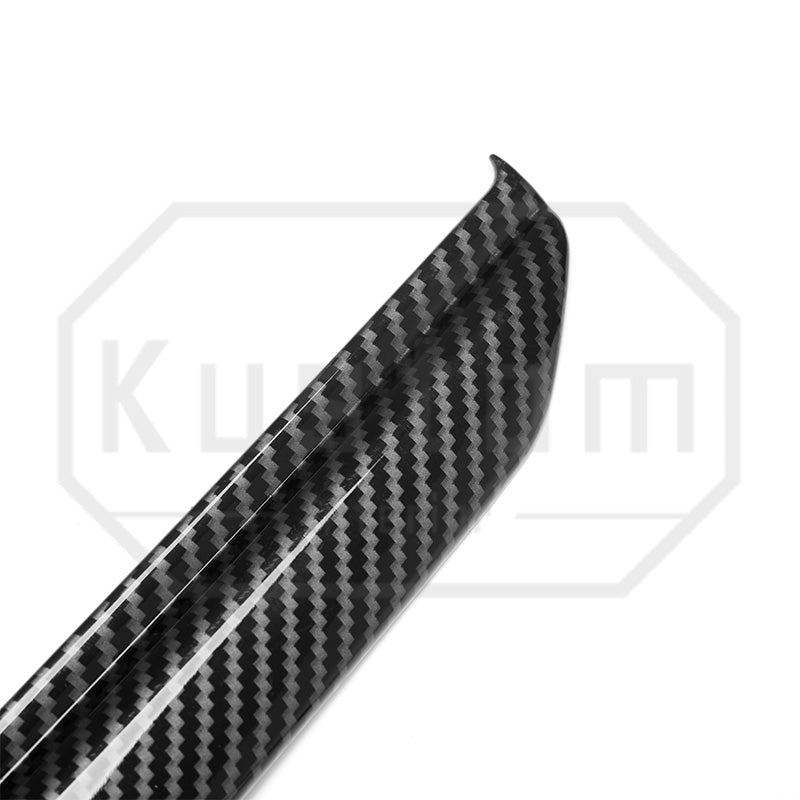 2022+ Chevrolet Silverado Interior Door Handle Trim - Hydro-Dipped Carbon Fiber
