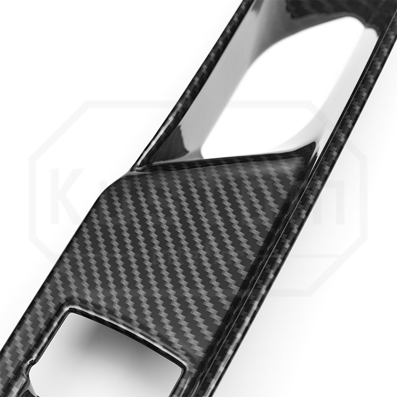 Corvette C8 Window Switch Panel Trim - Hydro-Dipped Carbon Fiber