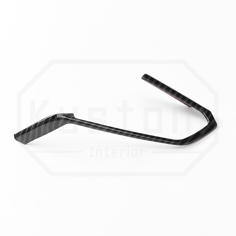 Corvette C8 Steering Wheel Side Trim - Hydro-Dipped Carbon Fiber