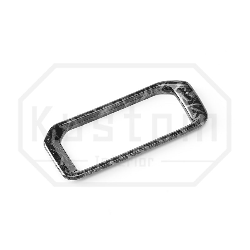 Ford Mustang S650 Center Console Air Vent Trim - Hydro Dipped Forged Carbon Fiber