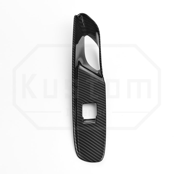 Corvette C8 Window Switch Panel Trim - Hydro-Dipped Carbon Fiber