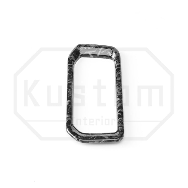 Ford Mustang S650 Center Console Air Vent Trim - Hydro Dipped Forged Carbon Fiber
