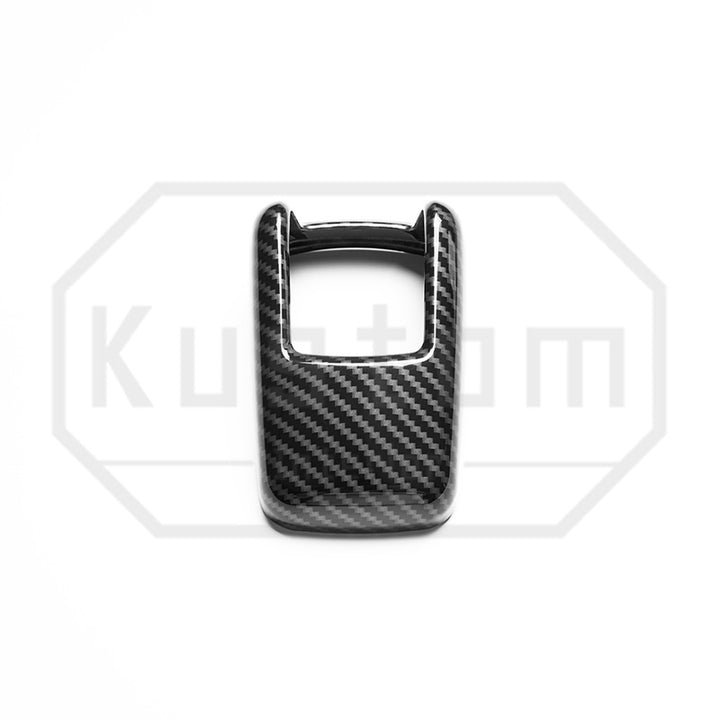 2022+ Chevrolet Silverado Full-Wrap Gear Shifter Cover - Hydro-Dipped Carbon Fiber