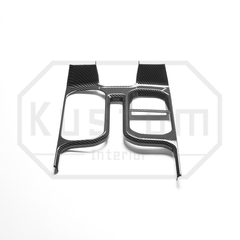 2022+ Chevrolet Silverado Shifter Surround Trim - Hydro-Dipped Carbon Fiber