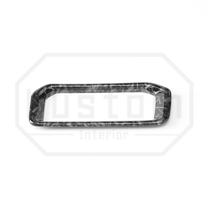 Ford Mustang S650 Center Console Air Vent Trim - Hydro Dipped Forged Carbon Fiber