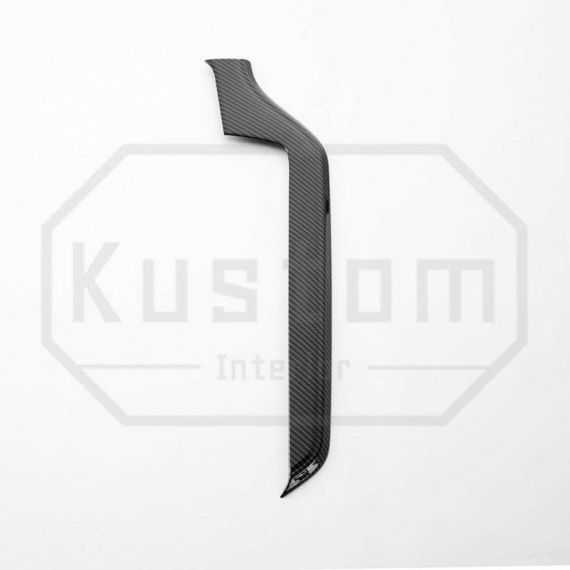 2022+ Chevrolet Silverado Center Dash Trim Strips - Hydro-Dipped Carbon Fiber