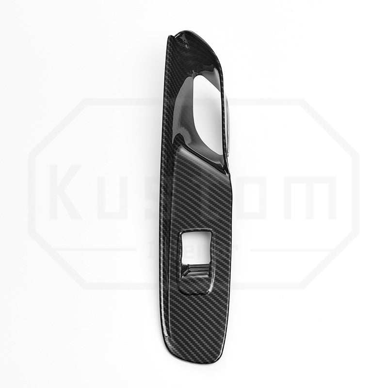 Corvette C8 Window Switch Panel Trim - Hydro-Dipped Carbon Fiber