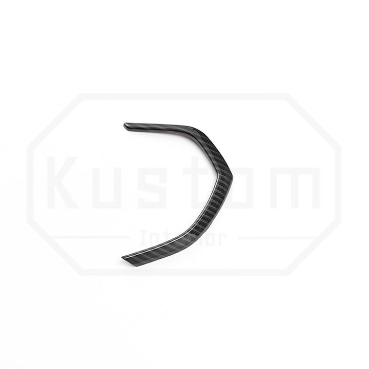 Corvette C8 Digital Cluster Dash Trim - Hydro-Dipped Carbon Fiber
