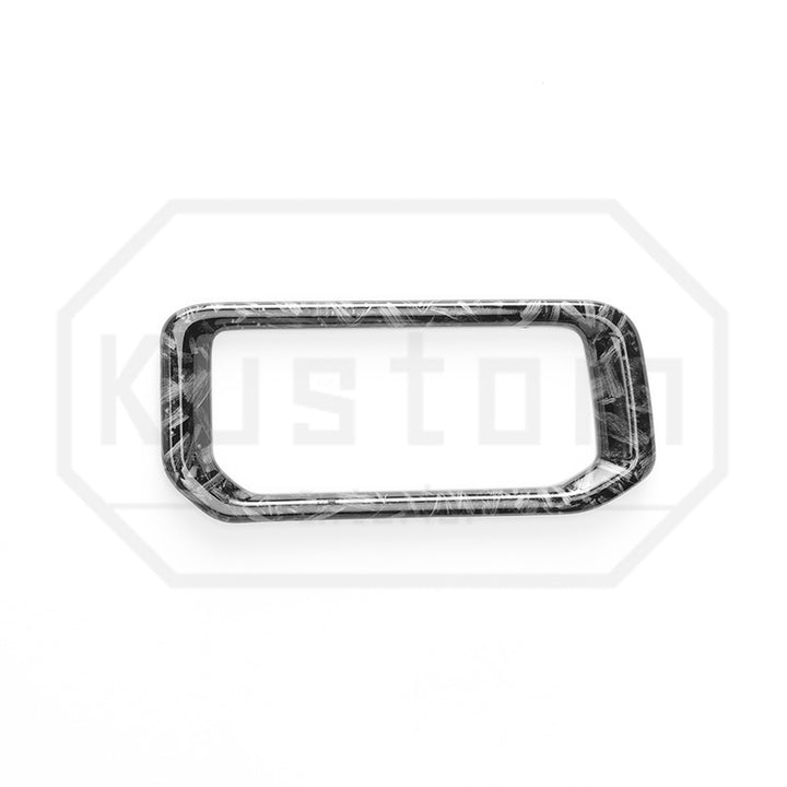 Ford Mustang S650 Center Console Air Vent Trim - Hydro Dipped Forged Carbon Fiber