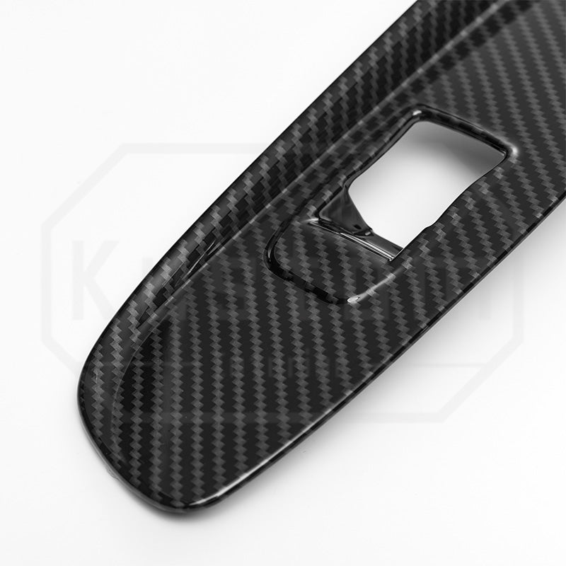 Corvette C8 Window Switch Panel Trim - Hydro-Dipped Carbon Fiber