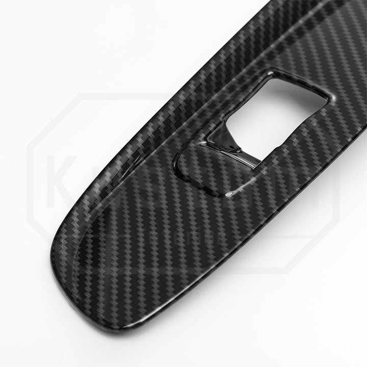 Corvette C8 Window Switch Panel Trim - Hydro-Dipped Carbon Fiber