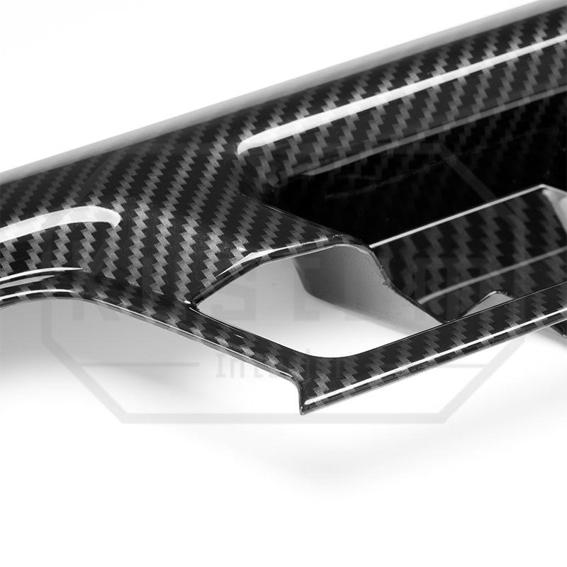 2022+ Chevrolet Silverado Interior Door Handle Trim - Hydro-Dipped Carbon Fiber