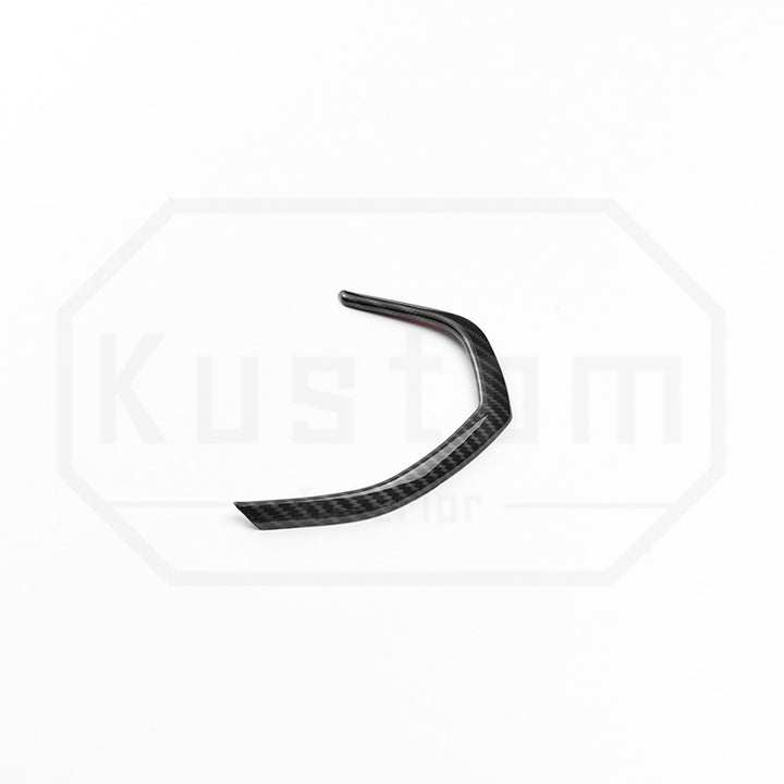 Corvette C8 Digital Cluster Dash Trim - Hydro-Dipped Carbon Fiber