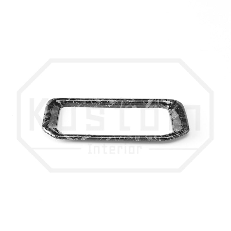 Ford Mustang S650 Center Console Air Vent Trim - Hydro Dipped Forged Carbon Fiber