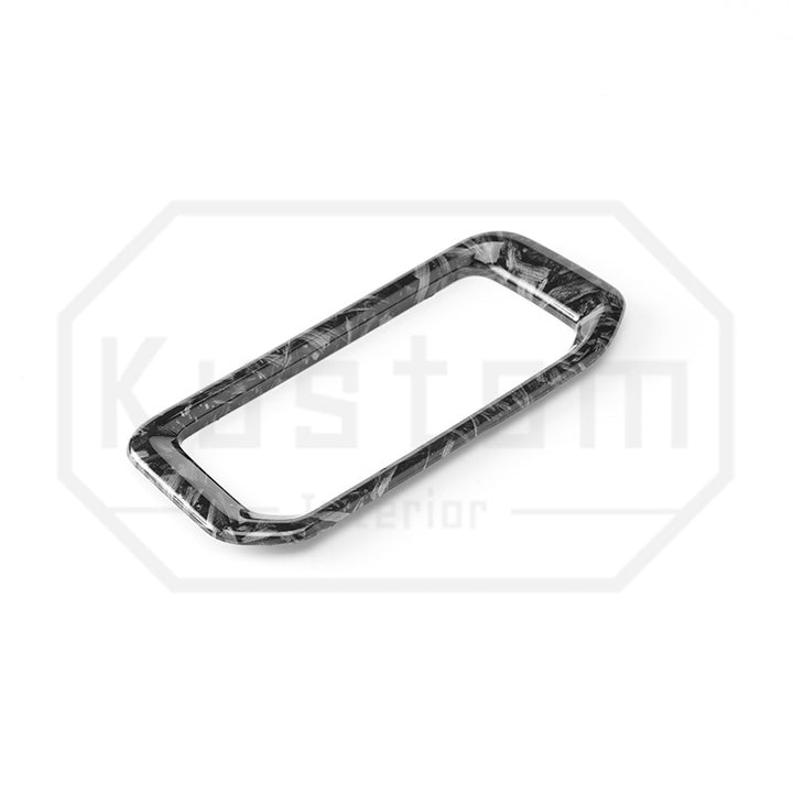 Ford Mustang S650 Center Console Air Vent Trim - Hydro Dipped Forged Carbon Fiber