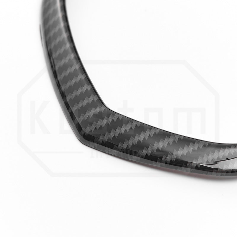 Corvette C8 Digital Cluster Dash Trim - Hydro-Dipped Carbon Fiber