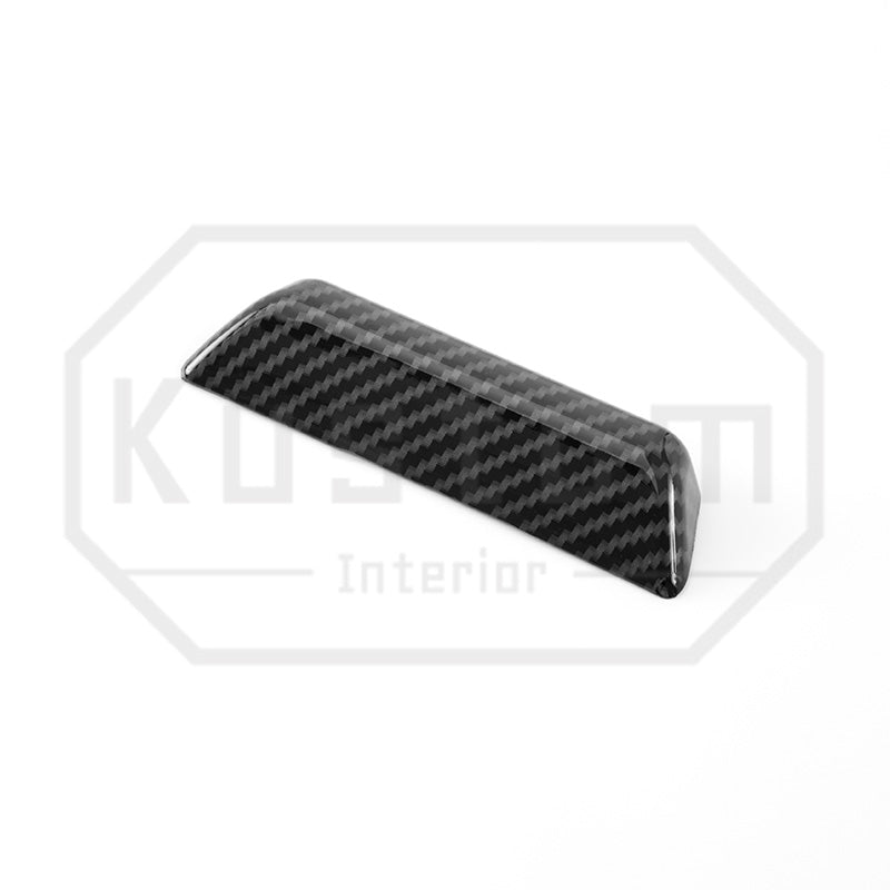 2022+ Chevrolet Silverado Under-Screen Dash Trim Strips - Hydro-Dipped Carbon Fiber