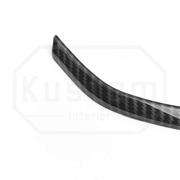 Corvette C8 Digital Cluster Dash Trim - Hydro-Dipped Carbon Fiber