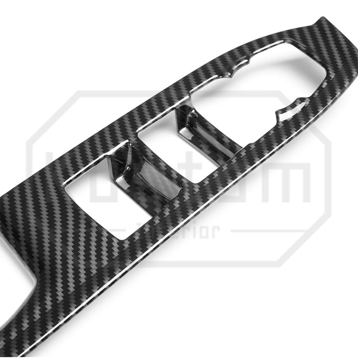 2022+ Chevrolet Silverado Window Switch Trim - Hydro-Dipped Carbon Fiber