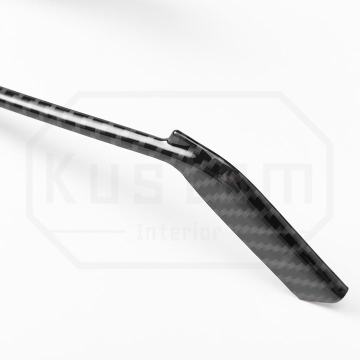 Corvette C8 Steering Wheel Side Trim - Hydro-Dipped Carbon Fiber