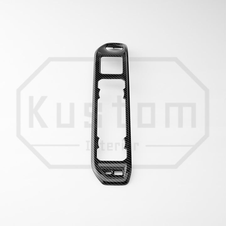 2022+ Chevrolet Silverado Climate Control Panel Trim - Hydro-Dipped Carbon Fiber