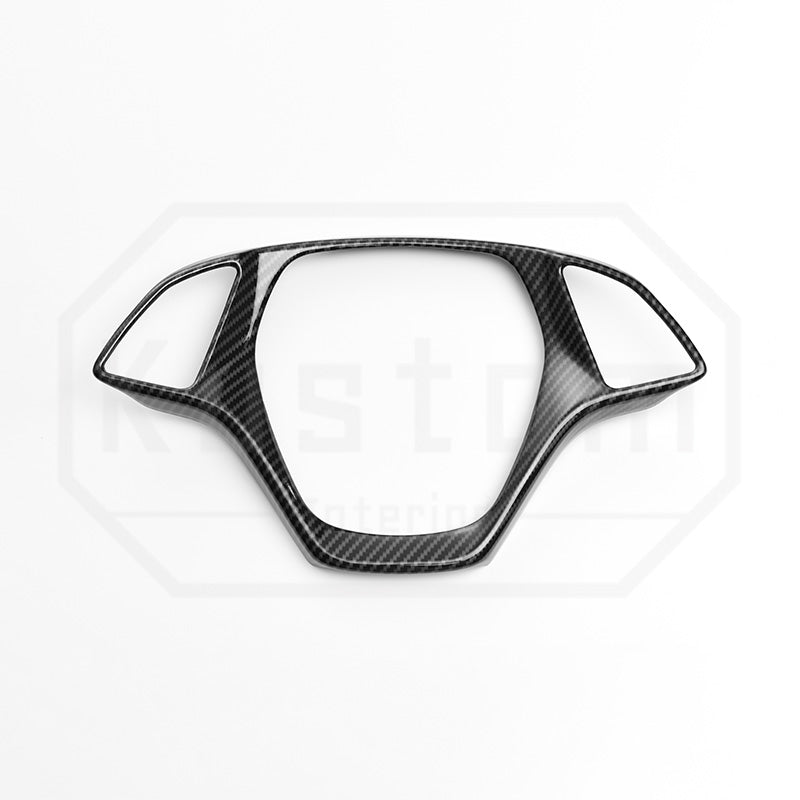 2014-19 Corvette C7 Steering Wheel Trim - Hydro-Dipped Carbon Fiber