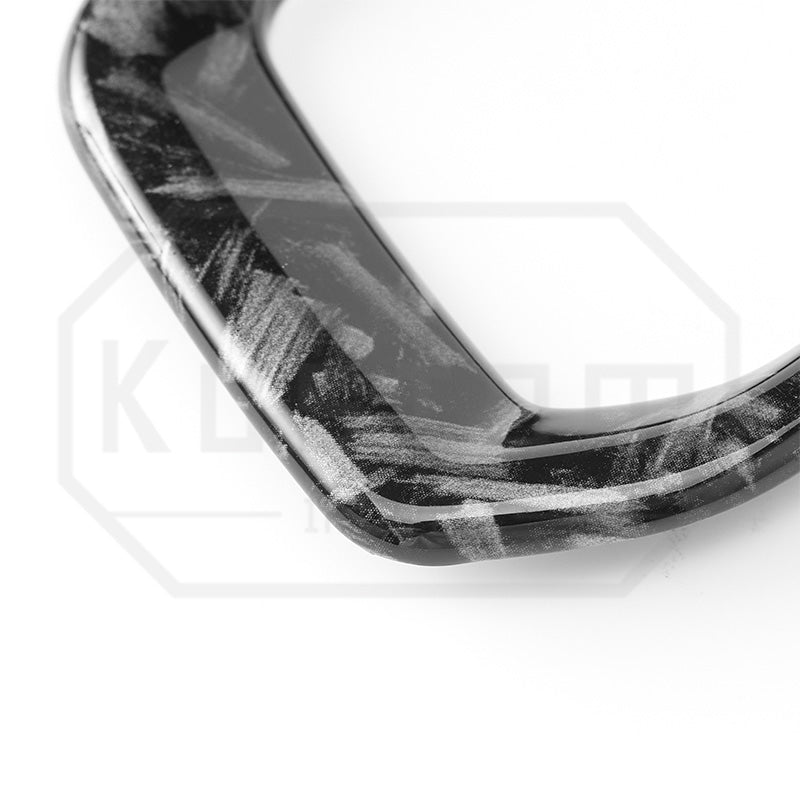 Ford Mustang S650 Center Console Air Vent Trim - Hydro Dipped Forged Carbon Fiber
